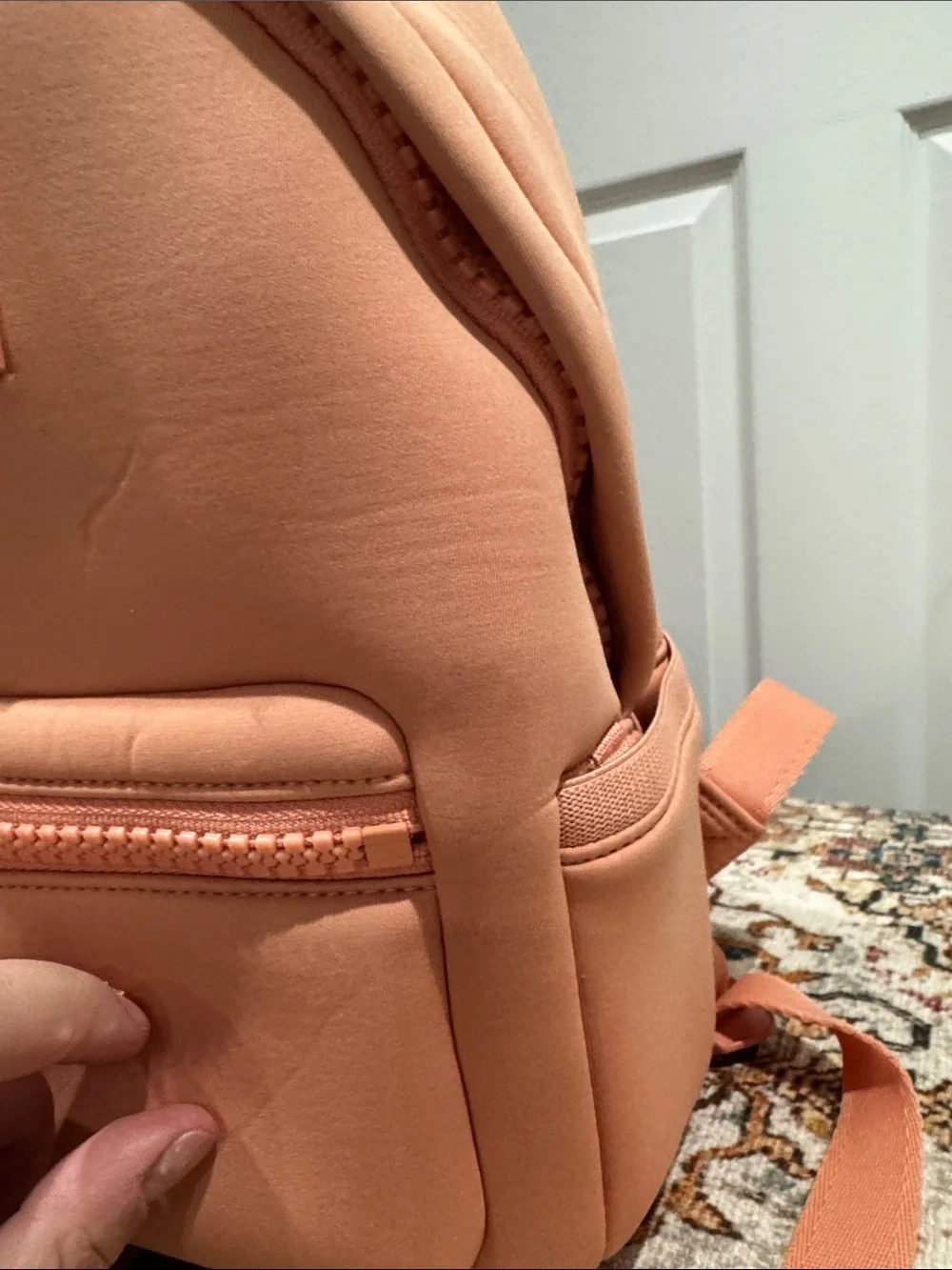 Dagne Dover Mini Backpack in Peach
